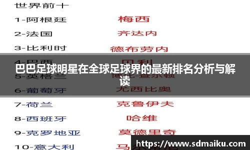 巴巴足球明星在全球足球界的最新排名分析与解读